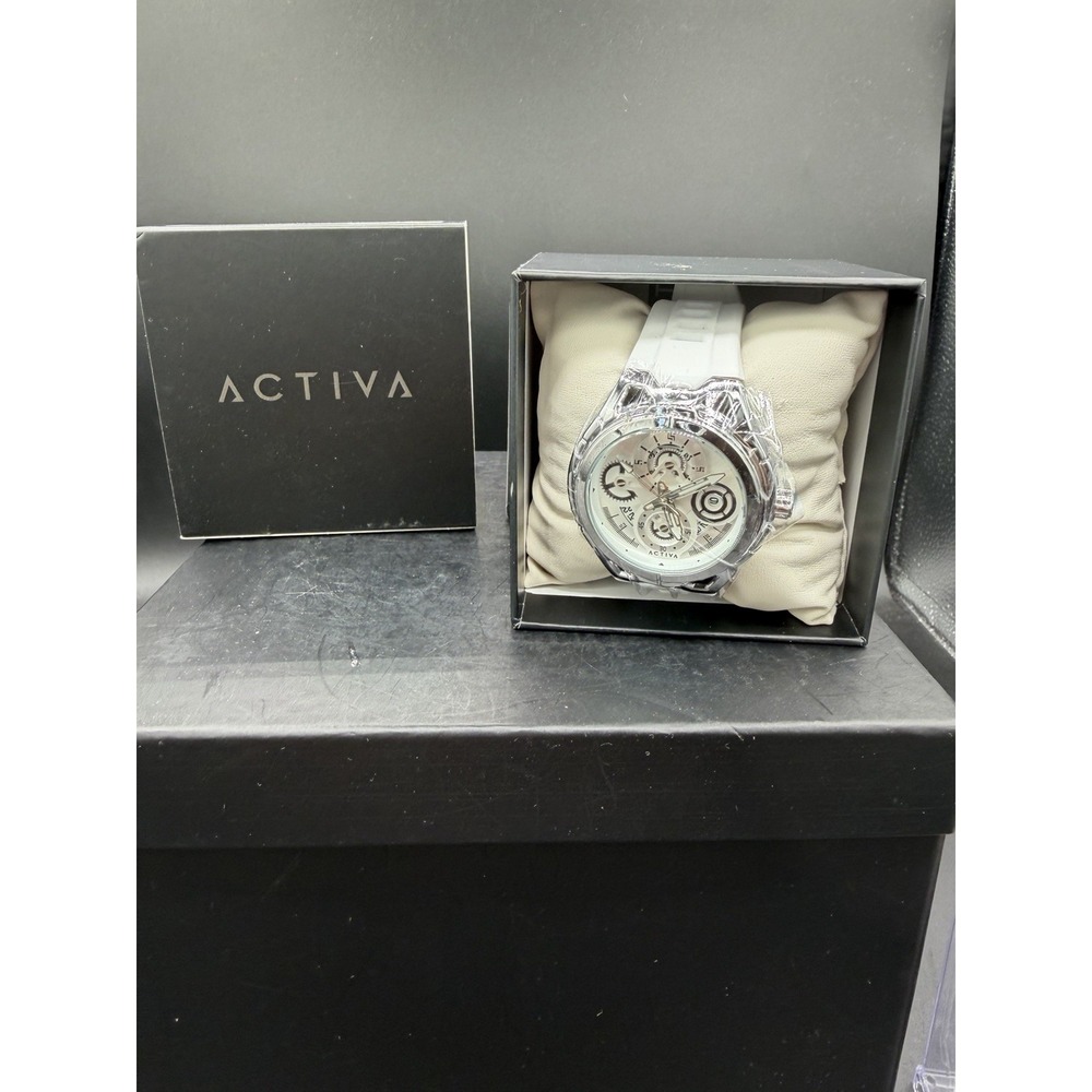 Activa Drift X Invicta Men's Watch ACE9349‑008 – White Theme – 44mm Quartz – NEW